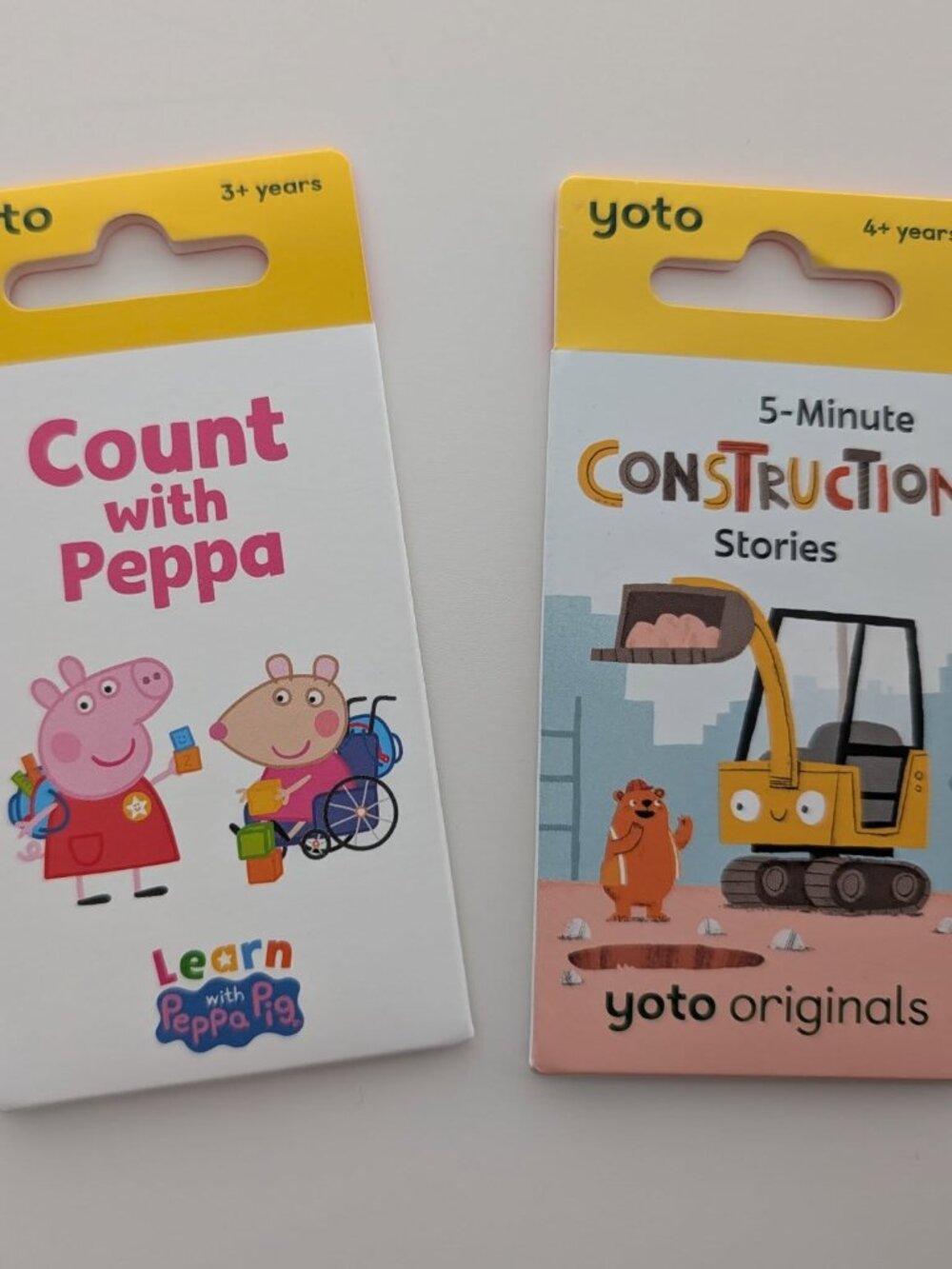 NEW YOTO Cards: Count with Peppa and Construction